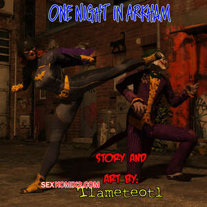 Порно комикс DC. Одна ночь в Аркхеме. One Night in Arkham. Tlameteotl