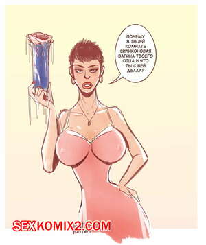 Порно комикс Фантазии сына о матери. Disarten.