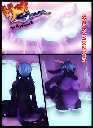 Порно комикс Горячий источник