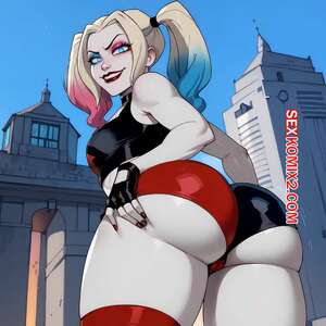 Порно комикс Harley Quinn x BBC. Floxin