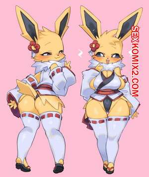 Порно комикс Ивилюция от Рикоси. Rikose Eeveelutions