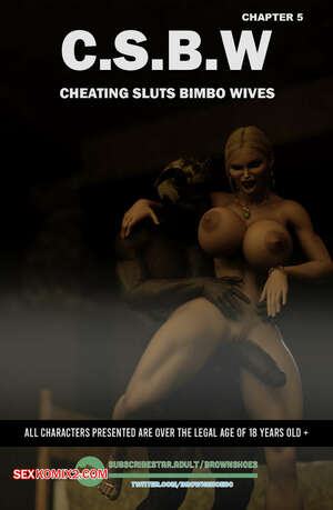 Порно комикс Изменяющие шлюхи бимбо жены. Часть 5. Cheating Sluts Bimbo Wifes. Brown Shoes