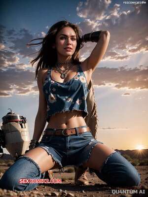 Порно комикс Megan Fox. Transformers Autobots SciFi. QuantumAI