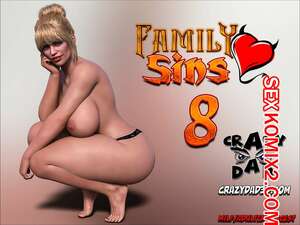 Порно комикс Семейка грехов. Часть 8. Family Sins. CrazyDad3D