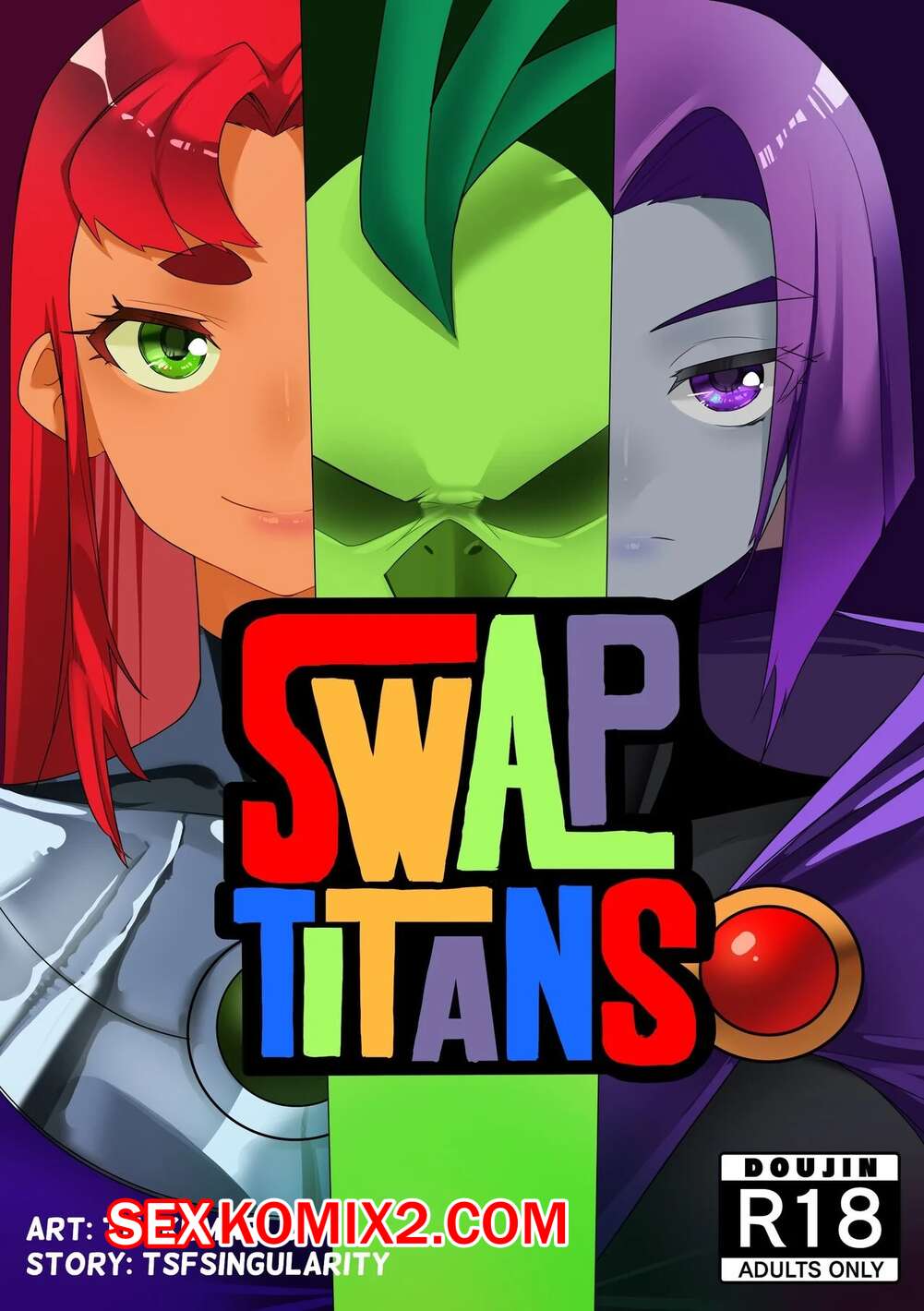 ✅️ Порно комикс Teen Titans. Обмен титанов. Swap Titans. TSFSingularity.  секс комикс горячие подруги поменялись | Порно комиксы на русском языке  только для взрослых | sexkomix2.com