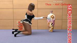 Порно комикс Thea. Art Gallerie. 3D Pat