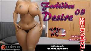 Порно комикс Запретное желание. Часть 3. Forbidden Desire. CrazyDad3D