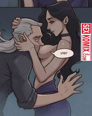 Порно комикс Ведьмак в пещере. ToxyArt.